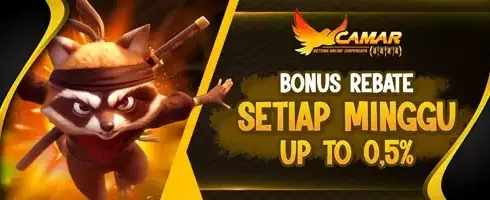 Cashback Rebate Slot Mingguan promotion banner